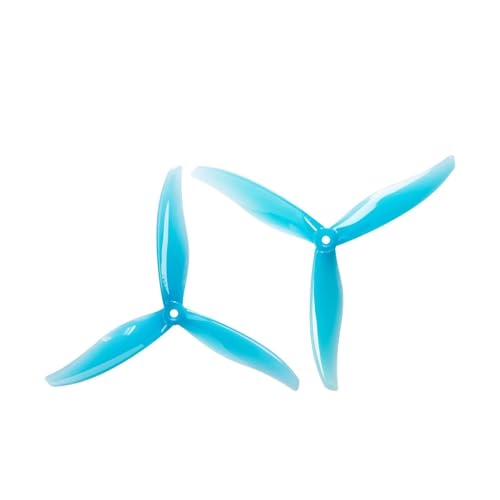 AYrMtH Passend for GemFan 7041 7 Zoll 3-Blatt (2CW + 2CCW) Drohnenflugzeuge. 3-Blatt-Propellerblätter for 2408 1100-kV-Motor(2Pairs Blue) von AYrMtH