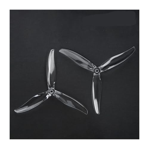 AYrMtH Passend for GemFan 7041 7 Zoll 3-Blatt (2CW + 2CCW) Drohnenflugzeuge. 3-Blatt-Propellerblätter for 2408 1100-kV-Motor(2Pairs Clear) von AYrMtH