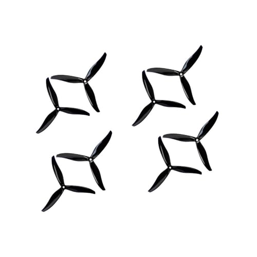 AYrMtH Passend for Gemfan 3-Blatt PC 7041 7 Zoll Propeller for RC Drone Racing Multirotor FPV DIY Teile CW CCW 4 Paar/8 Stücke(Black) von AYrMtH