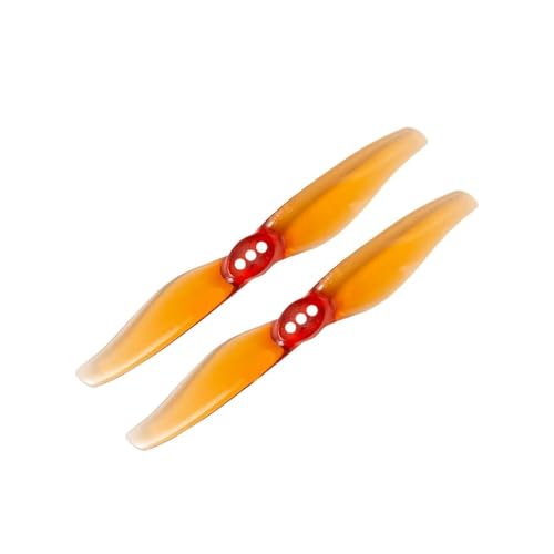 AYrMtH Passend for Gemfan Hurricane 3018 3x1.8 3 Zoll 2-Blatt-Propeller 1,5 mm Loch for RC Drone FPV Racing Zahnstocherrahmen(4pairs Gray) von AYrMtH