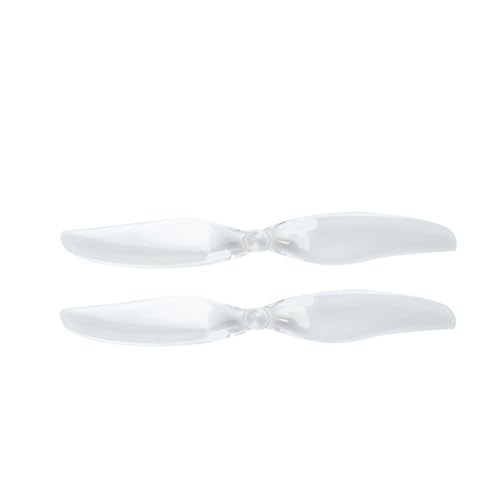 AYrMtH Passend for Gemfan Hurricane 75 mm 2-Blatt-Propeller, 1,0 mm Loch, for RC Drone FPV Racing Zahnstocherrahmen(8pair milsky White) von AYrMtH