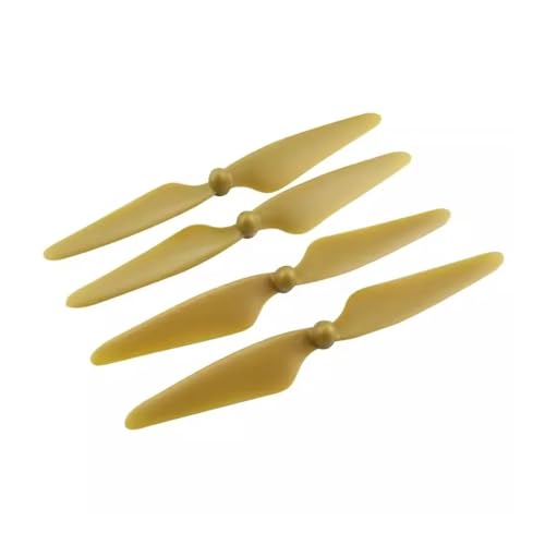 AYrMtH Passend for H501S H501A H501M 4 Stück Blade Blades RC Drone Quadcopter Ersatzteile Ersatzteile CW CCW Propeller(Gold 4 pcs) von AYrMtH
