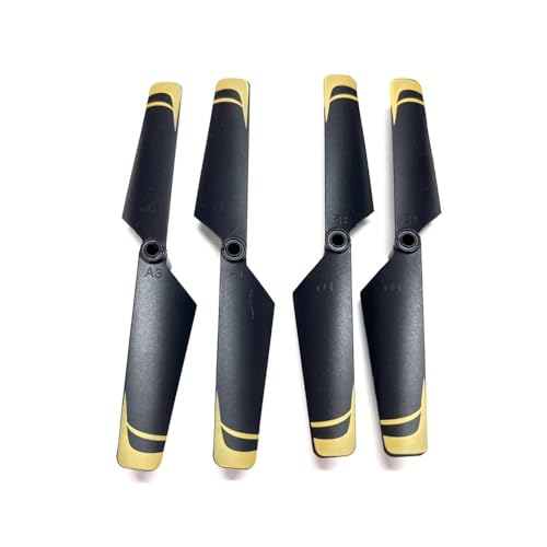 AYrMtH Passend for KY605S HD-Kamera, Hindernisvermeidung, RC-Klappdrohne, Quadcopter-Klingen, Zubehör, Ersatzteile, gelbe Klingen AYrMtH Passend for KY605S HD-Kamera, Hindernisvermeidung, RC-Klappdrohne, Quadcopter-Klingen, Zubehör, Ersatzteile, gelbe Klingen von AYrMtH