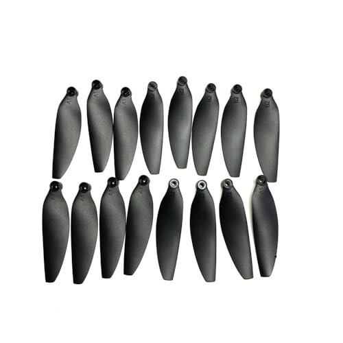 AYrMtH Passend for LS-S8S RC Drone Quadcopter Propellerteile Passend for LSRC S8S Propellerblätter Zubehör(16pcs Black) von AYrMtH