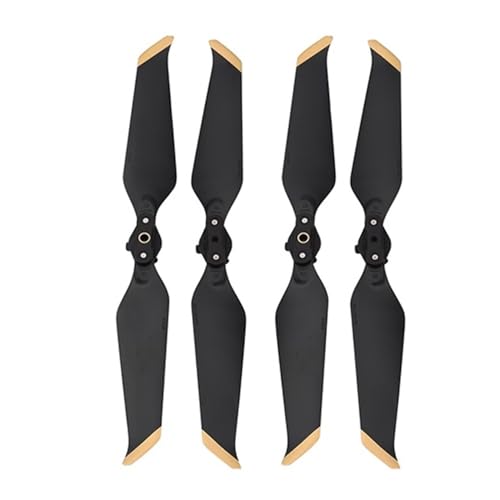 AYrMtH Passend for Mavic 2 Pro/Zoom Drone 8743 Geräuscharme Requisiten Klappbare Klinge Geräuschreduzierung Propellerschraube Zubehör Ersatzpropeller(Gold 2 Pairs) von AYrMtH