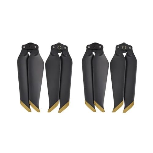 AYrMtH Passend for Mavic 2 Pro Zoom 8743 Geräuscharmer Propeller mit Schnellverschluss, Klappblätter, Ersatzteile, Drohnenzubehör, Flügel(Gold Edge(2 Pairs)) von AYrMtH