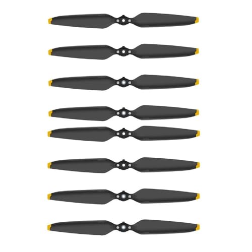 AYrMtH Passend for Mavic 3 Drone 9453 Schnellverschluss-Klappklingenteile Zubehör 8 Stück 9453f geräuscharmer Propeller(Gold) von AYrMtH