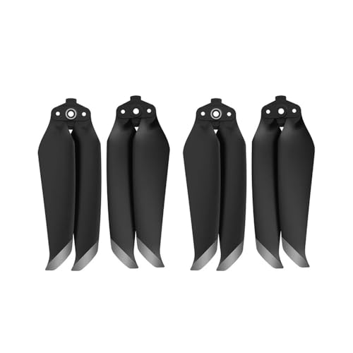 AYrMtH Passend for Mavic AIR 2/AIR 2S Drone Faltbare Schnellverschluss-Propellerpaddelblätter 7238F Geräuscharme Requisitenflügel Zubehör(2 Pairs Silver Edge) von AYrMtH