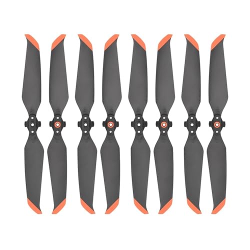 AYrMtH Passend for Mavic Air 2S Drohnenzubehör 7238F Geräuscharme Propeller Flügellüfter Schnellverschluss 8 STÜCKE(Orange) von AYrMtH