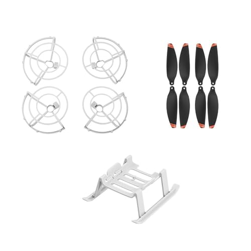 AYrMtH Passend for Mavic Mini 2/Mini SE Propellerschutz Propellerblatt-Flügellüfterabdeckung Drohnenzubehör Komplett geschlossener Propellerschutz(Landing Gear Set) von AYrMtH