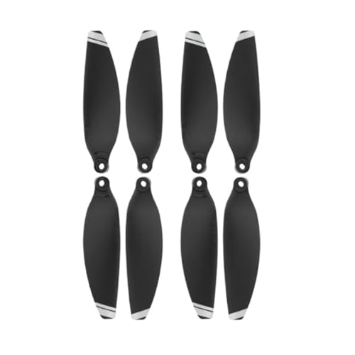 AYrMtH Passend for Mavic Mini 2 Propeller Quiet Flight Propeller Ersatz Ersatzteil Drone Zubehör(BlackSliver) von AYrMtH