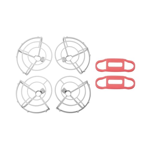 AYrMtH Passend for Mavic Mini Drone Propeller Guard Quick Release 4726F Abdeckung, for Mavic Mini Zubehör Komplett Geschlossener Propellerschutz(with red Fixer) von AYrMtH