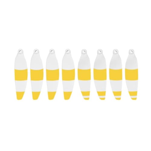 AYrMtH Passend for Mavic Mini SE/2/1, 8 Stück, Faltbare, geräuscharme Propeller, 4726F, leichte Propeller, farbiges Propellerzubehör(Mini 1 Yellow) von AYrMtH