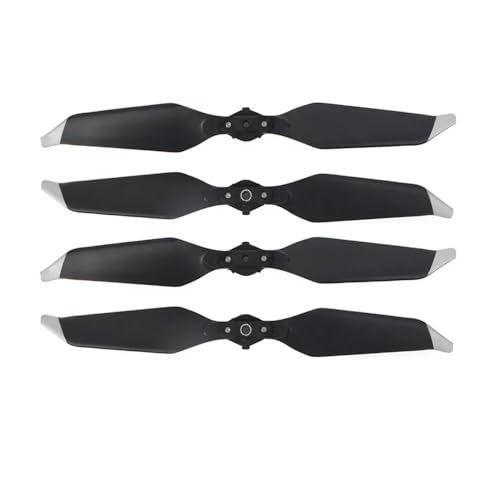 AYrMtH Passend for Mavic Pro 1 Drohnenzubehör, 4 Stück Propeller, geräuscharmer Klingen-8331F-Propeller(Silver) von AYrMtH