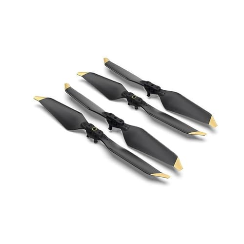 AYrMtH Passend for Mavic Pro 1 Drohnenzubehör Propeller Geräuscharmer Propeller 8331F 4 Stück(Gold) von AYrMtH