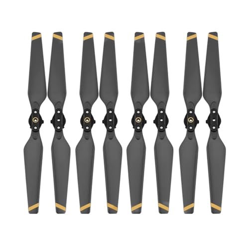 AYrMtH Passend for Mavic Pro 8330F, Schnellverschluss-Requisiten, Klappklinge, CW CCW, Kamera-Drohnenteile, Zubehör, 2/4/8 Stück Propeller(4 Pair Gold) von AYrMtH