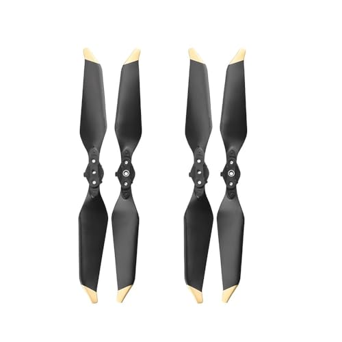 AYrMtH Passend for Mavic Pro Platinum Drone Blade Props Ersatzzubehör 4 Stück 8331 Geräuscharmer Schnellverschluss-Propeller(Gold) von AYrMtH