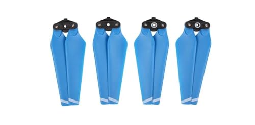 AYrMtH Passend for Mavic Pro Propeller, Ersatzklinge CCW/CW, Kohlefaserverbundstoff, geräuscharm, Basisflügel, Drohnen-Ersatzteile, 4/8 PCS 8330F(4pcs Blue) von AYrMtH