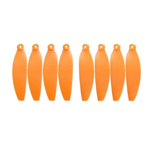AYrMtH Passend for Mini 2/Mini 2 SE Drohne Gewicht Requisiten Klinge Ersatz Flügel Fans Ersatzteile 8Pcs 4726FM Propeller(Orange) von AYrMtH