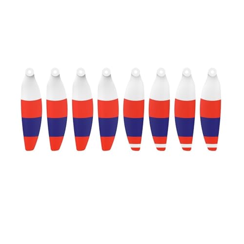 AYrMtH Passend for Mini 2/SE/2 SE Drohnenpropeller, Bunte Paddelblätter, austauschbare Lüfterblätter, Gewichtsflügel, Ersatzteile, Zubehör(1 Set Red Blue White) von AYrMtH