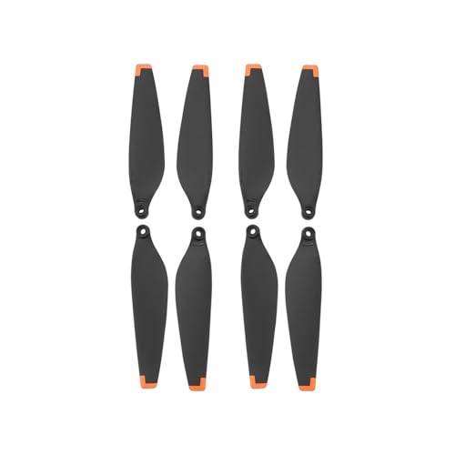 AYrMtH Passend for Mini 3, 2 Paar Drohnenpropeller, Ersatzteile, PC-Drohnenflügellüfter, Ersatz mit Schraubendreher, Schraubenzubehör(Orange) von AYrMtH