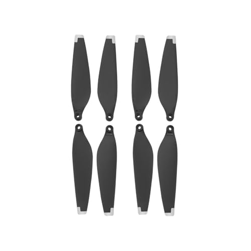 AYrMtH Passend for Mini 3, 2 Paar Drohnenpropeller, Ersatzteile, PC-Drohnenflügellüfter, Ersatz mit Schraubendreher, Schraubenzubehör(Silver) von AYrMtH