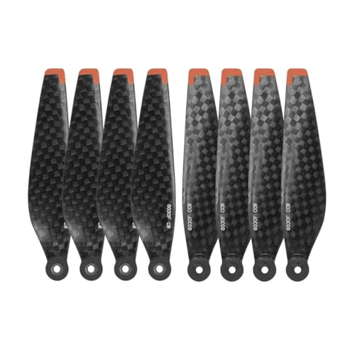 AYrMtH Passend for Mini 3 4 Pro Kunststoff-/Kohlefaser-Propeller Leichte Propeller Faltbare Propellerblätter Drohnenzubehör(White) von AYrMtH
