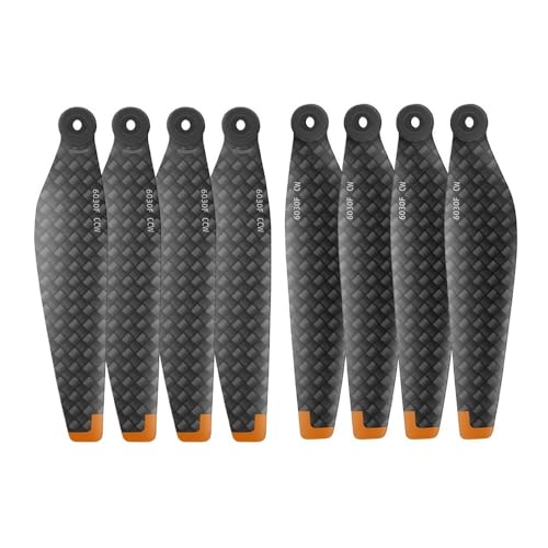 AYrMtH Passend for Mini 3 Kohlefaser-Propeller, geräuscharm, 6030F Flügelblatt, mit Schrauben und Schraubendreherzubehör(8 Pieces) von AYrMtH