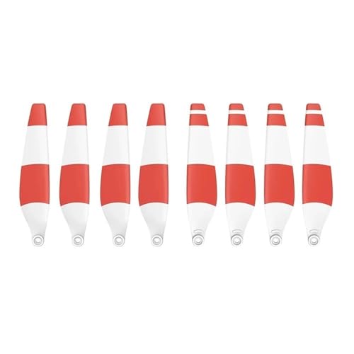 AYrMtH Passend for Mini 3 PRO/Mini 4 PRO Propeller, Klingengewicht, Flügel, Ersatzteil, Drohnenzubehör, 6030 Propeller(8 PC Red) von AYrMtH