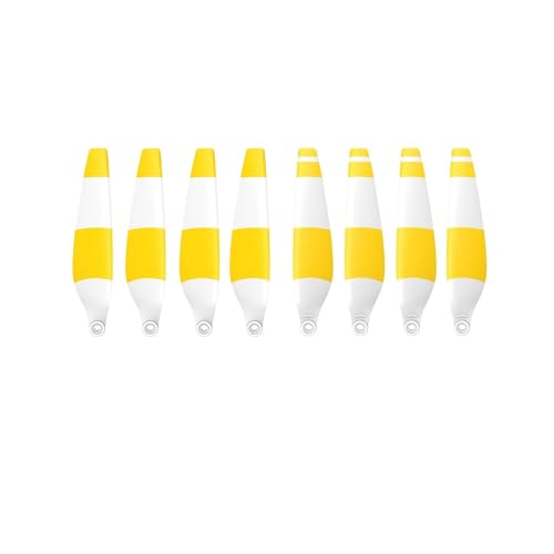 AYrMtH Passend for Mini 3 Pro Drone 6030F Propellerzubehör Weniger Lärmreduzierung Schnellverschluss-Propeller 8-teilige Propeller(White Yellow) von AYrMtH