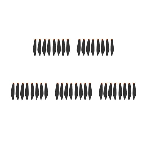 AYrMtH Passend for Mini 3 Pro Geräuscharme Ersatzflügelventilatoren Propellerblätter Zubehör 10-1 Sätze Propeller Drohnenblätter(5Sets Orange Tip) von AYrMtH