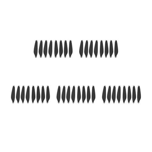 AYrMtH Passend for Mini 3 Pro Geräuscharme Ersatzflügelventilatoren Propellerblätter Zubehör 10-1 Sätze Propeller Drohnenblätter(5Sets Silver Tip) von AYrMtH
