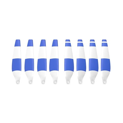 AYrMtH Passend for Mini 3 Pro und Mini 4 Pro Drohnen-Ersatzpropeller, 8 Stück 6030F-Propeller, geräuscharmer Gewichtsflügel(8pcs White Blue) von AYrMtH