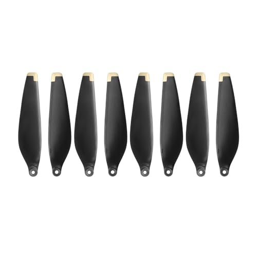 AYrMtH Passend for Mini 3 Propeller Drohnenzubehör Propeller Geräuscharmer Propeller Propellergewicht Schnellverschluss(8pcs Gold) von AYrMtH