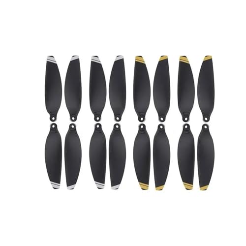 AYrMtH Passend for Mini 4K/Mini 2/SE Drohne Gewicht Flügel Fans Ersatzteile Zubehör 4 Paar 4726 Propeller Props Blade Ersatz(8 Gold 8 Silver) von AYrMtH