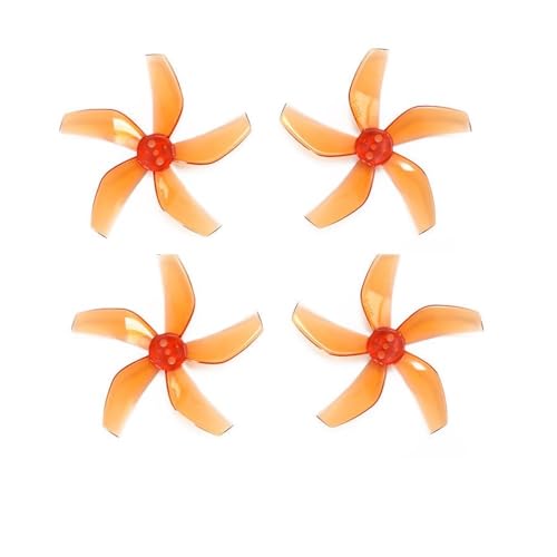 AYrMtH Passend for NEO Drone 5-Blatt-Paddel, Mehrfarbig, passend in Orange, Grau, Grün und Pink, Bunte Propeller(2 Pairs orange) von AYrMtH