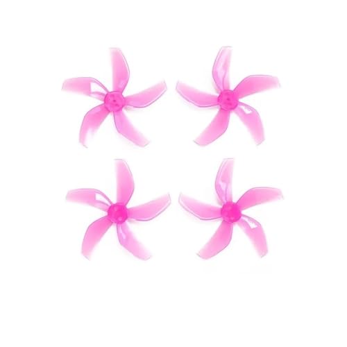 AYrMtH Passend for NEO Drone 5-Platten-Propeller Bunte Propellerblätter Mehrfarbiges Kreis-Klapppropeller-Zubehör(4pcs pink) von AYrMtH
