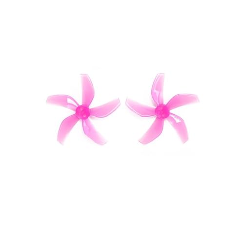 AYrMtH Passend for NEO-Propeller. Bunte 5-Blatt-Paddel. Mehrfarbig passender fünfblättriger Propeller mit geringem Geräuschpegel.(1 Pair pink) von AYrMtH