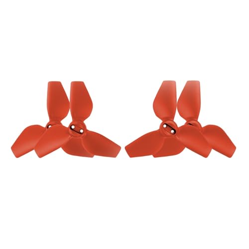AYrMtH Passend for NEO Quick Release Drone Zubehör 2 Paar Ersatzpropeller Blade Fan mit Schraubendreher Ersatzteile(2 Pairs red) von AYrMtH