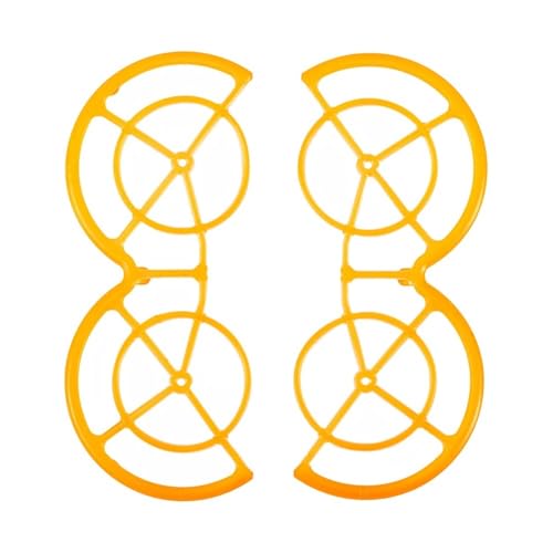 AYrMtH Passend for Neo-Drohnenzubehör, 360°-Propellerschutz, Antikollisions-Propellerschutzkäfig, leichte Requisitenschutzabdeckung(Orange) von AYrMtH