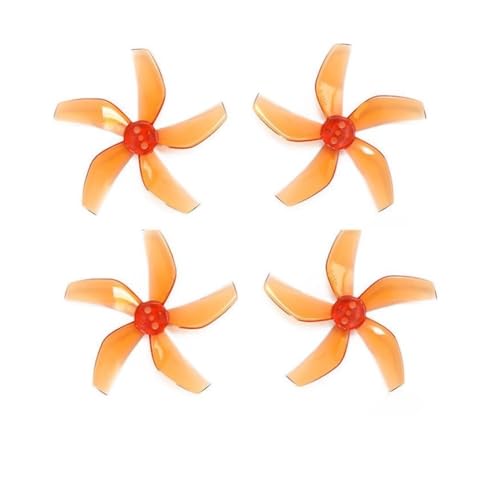 AYrMtH Passend for Neo-Drohnenzubehör, Ersatzpropeller mit Schraubendreher, 4 Farboptionen, leichte Ersatzpropeller(Orange 2 Pairs) von AYrMtH