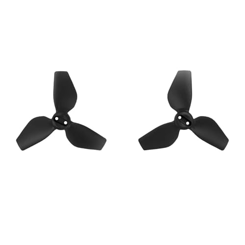AYrMtH Passend for Neo-Ersatz-Propeller mit geringem Geräuschpegel, Drohnenzubehör, mehrfarbige Schnellverschluss-Propeller(Black 1 Pair) von AYrMtH