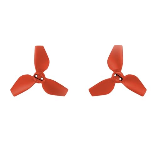 AYrMtH Passend for Neo-Ersatz-Propeller mit geringem Geräuschpegel, Drohnenzubehör, mehrfarbige Schnellverschluss-Propeller(Red 1 Pair) von AYrMtH