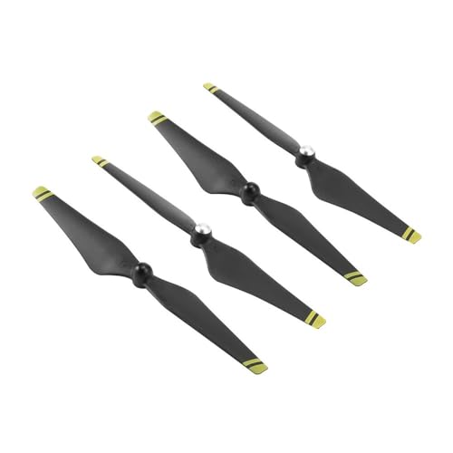 AYrMtH Passend for Phantom 3 Phantom 2 Drohnenflügel, selbstspannende Propellerblätter, Lüfter, Ersatzteile, Ersatzzubehör, 4 Stück, 9450 Propeller(Yellow) von AYrMtH