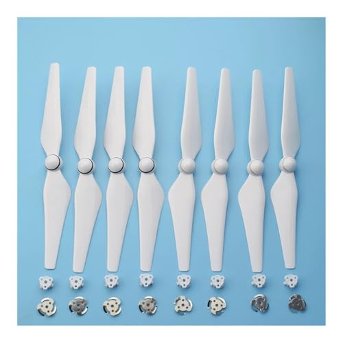 AYrMtH Passend for Phantom 4/4Pro/Advanced/V2.0/4RTK Quick Blade Wing Reparatur Ersatzteile Drohnenzubehör Propeller Ersatz(4 Pair) von AYrMtH