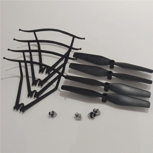 AYrMtH Passend for S97 Hindernisvermeidung Faltbares Drohnenzubehör RC Quadcopter Ersatzteile Klingenschutzrahmen/Propeller/Klingenabdeckung Zubehör(Green) von AYrMtH