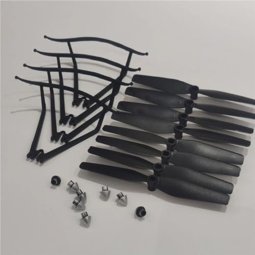 AYrMtH Passend for S97 Hindernisvermeidung Faltbares Drohnenzubehör RC Quadcopter Ersatzteile Klingenschutzrahmen/Propeller/Klingenabdeckung Zubehör(Purple) von AYrMtH