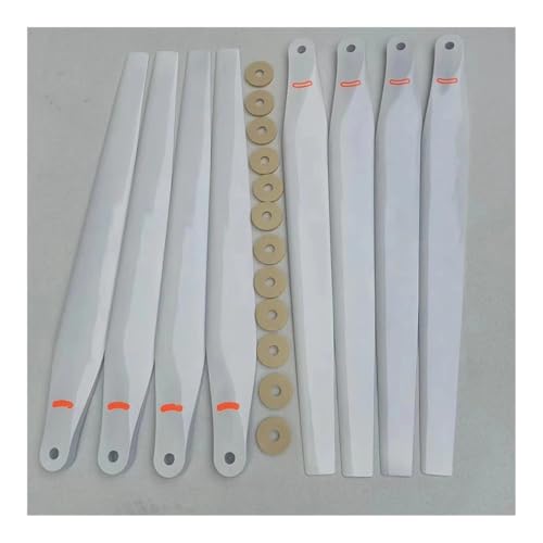 AYrMtH Passend for T60-Drohnenzubehör (Nicht) Propeller 5627 Propeller Nylon mit Kohlefaser CW CCW Blade Mat 8 Stück(White) von AYrMtH