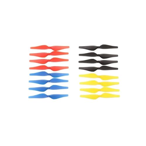 AYrMtH Passend for Tello Mini Drone CCW/CW Requisiten Ersatzteile Blade Zubehör 4 Stück Quick Release Bunte Propeller(Black) von AYrMtH