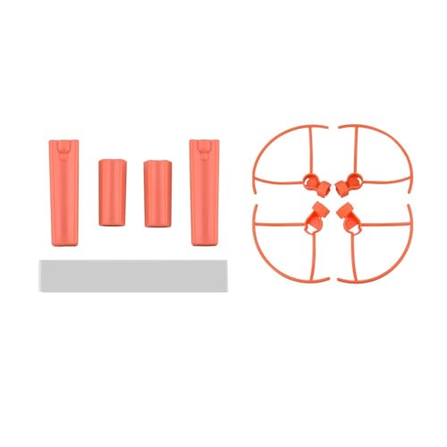 AYrMtH Passend for X8 MINI/MINI V2. Erhöhen Sie die Höhe des Fußschutzständers mit Langen Beinen um 2 cm, for Gimbal Guard-Zubehör, Drohnen-Fahrwerk(Orange Set A) von AYrMtH